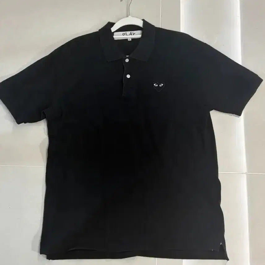[BUNJANG] Comme des Garçons Play Polo Shirt Black XL / 꼼데가르송 플레이 폴로 카라티 블랙 xl