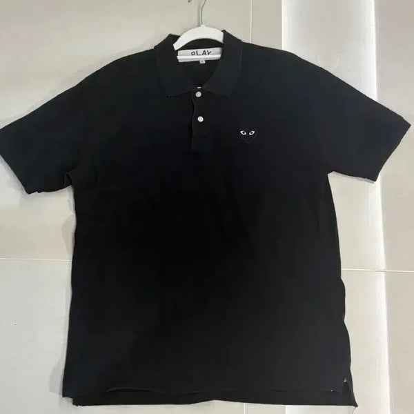 [BUNJANG] Comme des Garçons Play Polo Shirt Black XL / 꼼데가르송 플레이 폴로 카라티 블랙 xl