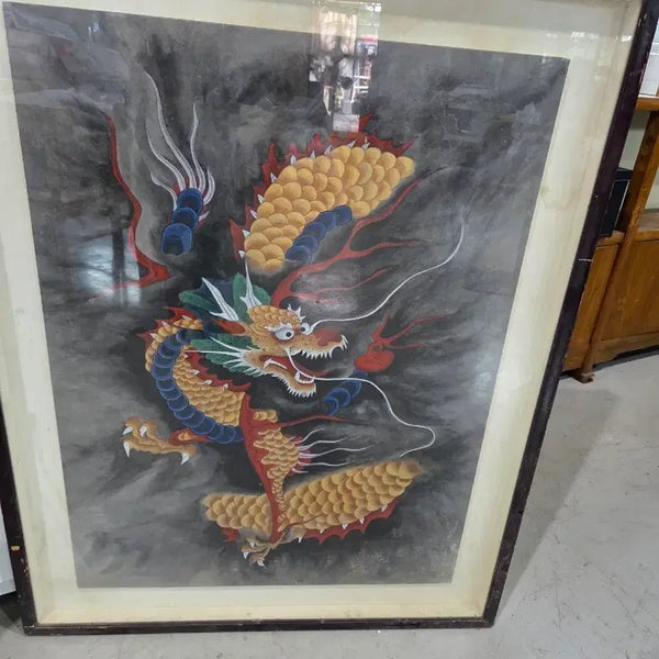[BUNJANG] Ascending Yellow Dragon Painting / 승천하는  황룡 그림