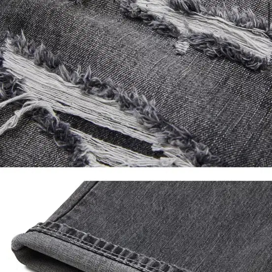 [BUNJANG] True Religion Survival Damaged Denim Pants Washed Grey / 데님 팬츠 (트루릴리젼) SURVIVAL DAMAGED DENIM PANTS_WASHED GREY
