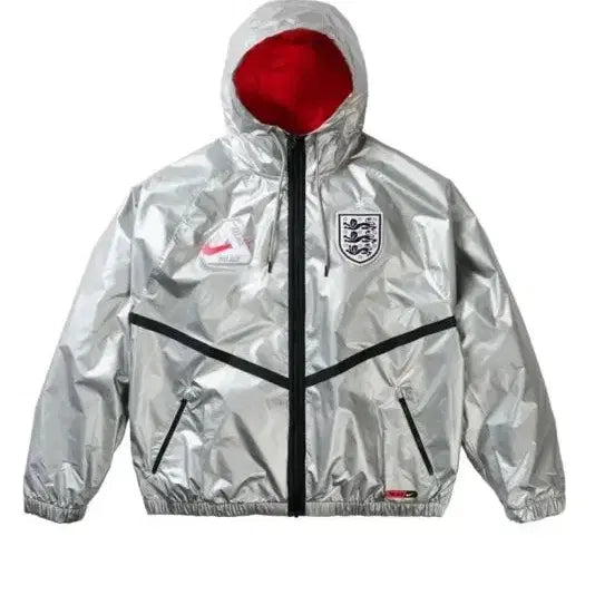[BUNJANG] Nike Palace England Football Windbreaker Jacket Silver / 나이키 팔라스 잉글랜드 축구 바람막이 자켓 실버