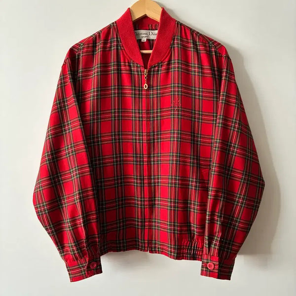 [BUNJANG] Christian Dior 90s Check Zip-Up Jacket / 크리스찬 디올 90s 체크 집업 자켓