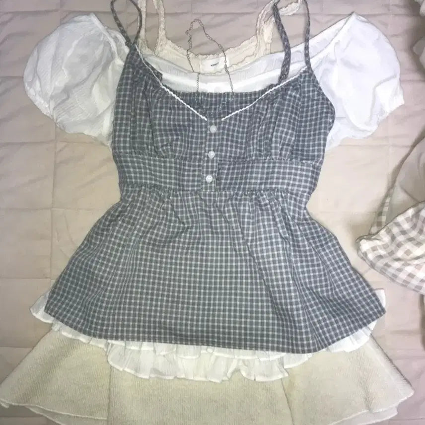 [BUNJANG] Snug Summer Vintage Outfit Set / 스너그 여름 빈티지 코디세트