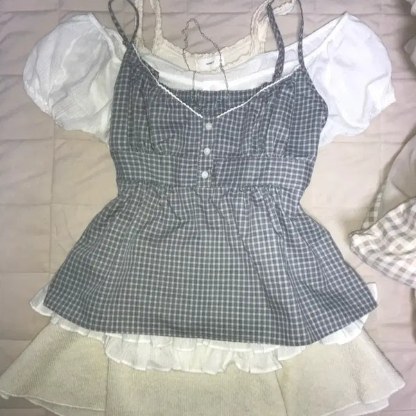 [BUNJANG] Snug Summer Vintage Outfit Set / 스너그 여름 빈티지 코디세트