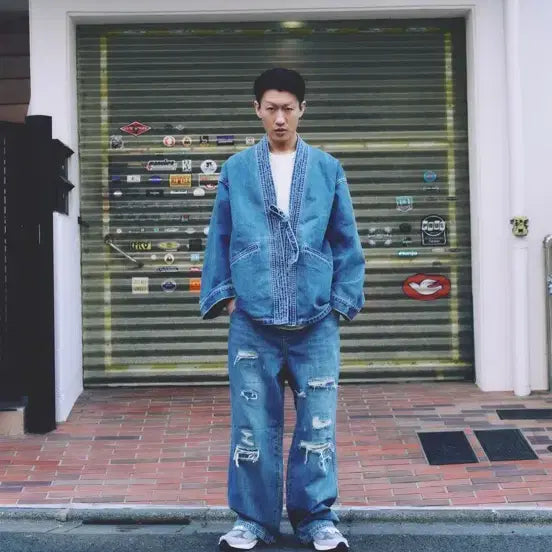 [BUNJANG] True Religion Survival Damaged Denim Pants Washed / 데님 팬츠 (트루릴리젼) SURVIVAL DAMAGED DENIM PANTS_WASHED