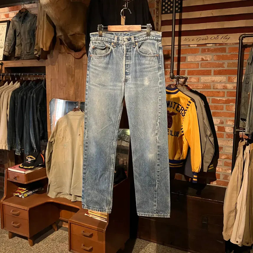 [BUNJANG] 1990s USA Vintage Levi's 501 Denim Jeans / 90s USA 빈티지 리바이스 501 데님 팬츠