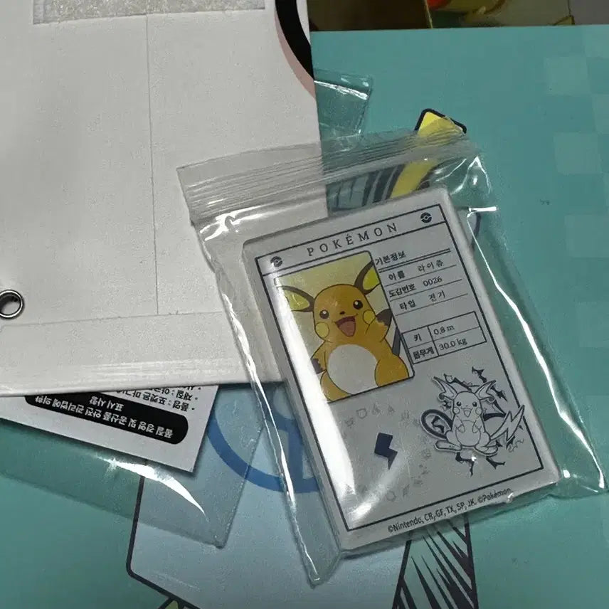 [BUNJANG] Lotteria Pokémon Raichu Introduction Magnet Keychain / 롯데리아 포켓몬 라이츄 소개서 마그넷