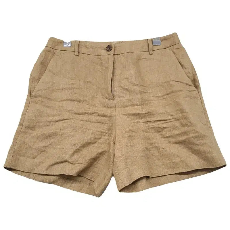 [BUNJANG] Vanessa Bruno Beige Linen Shorts Size 38 / 바네사브루노 베이지 린넨 반바지 38
