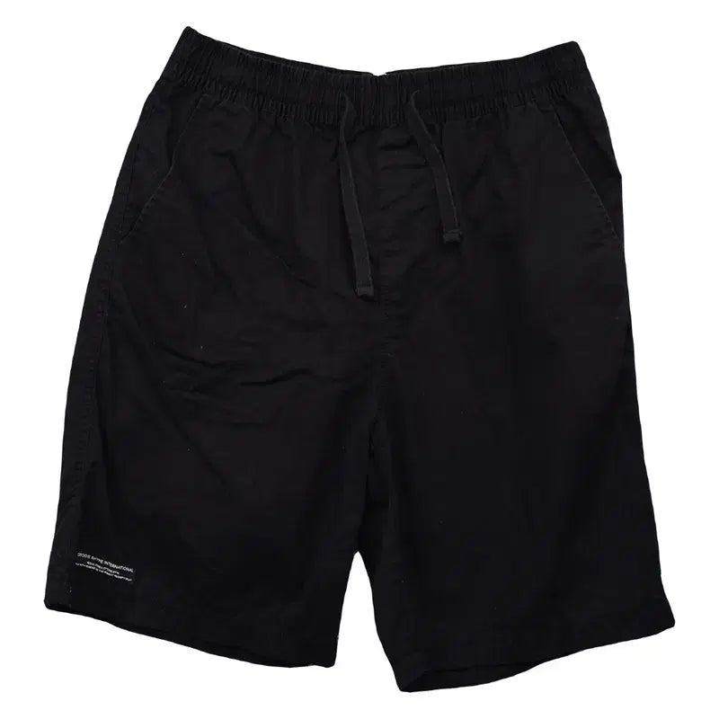 [BUNJANG] Groove Rhyme Black Shorts Medium / 그루브라임 블랙 반바지 MEDIUM