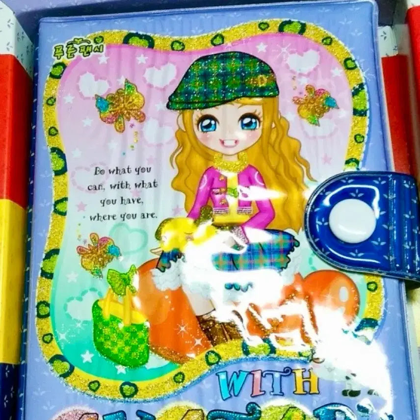 [BUNJANG] Blue Fancy Avatar 6-Ring Diary Full Box (Old Edition) / <구함글> 구판 푸른팬시 아바타 육공다이어리 풀박스