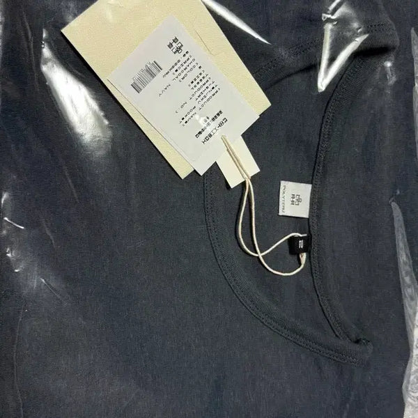 [BUNJANG] Polytely Tenjiku Pocket T-Shirt Charcoal Navy / [2] 폴리테루 텐지쿠 포켓 티셔츠 차콜 네이비
