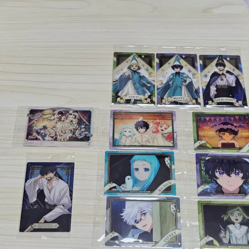 [BUNJANG] Atelier of the Witch Little Witch – Special Wafer Card Bundle / 고깔모자의 아틀리에 웨하스 카드 오르기오 스페셜, 키프리, 코코,테티아, 리체 일괄