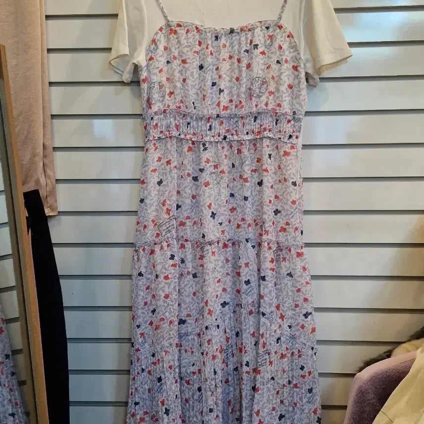 [BUNJANG] Jk Floral Pattern Long Dress / 주크 플로럴 패턴 롱 원피스