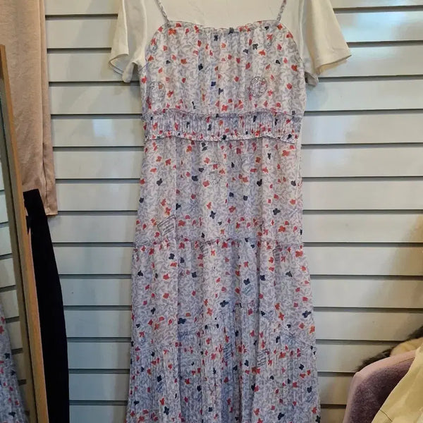 [BUNJANG] Jk Floral Pattern Long Dress / 주크 플로럴 패턴 롱 원피스
