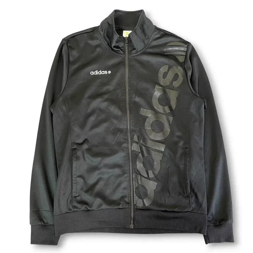 [BUNJANG] Adidas Neo Label Big Logo Mix Jersey Zip-Up Jacket L / 아디다스 네오 라벨 빅로고 믹스 저지 집업 L