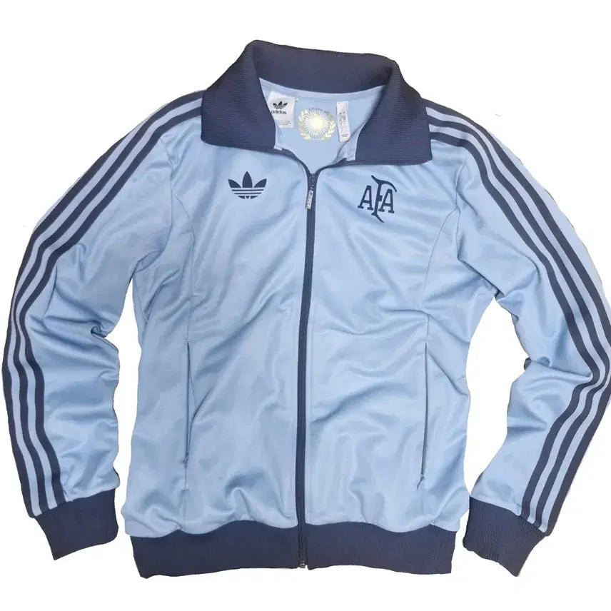 [BUNJANG] Adidas Argentina 50th Anniversary Track Top - Light Blue / 아디다스 아르헨티나 50주년 애니버서리 트랙탑 하늘색 소라 져지 JD9096