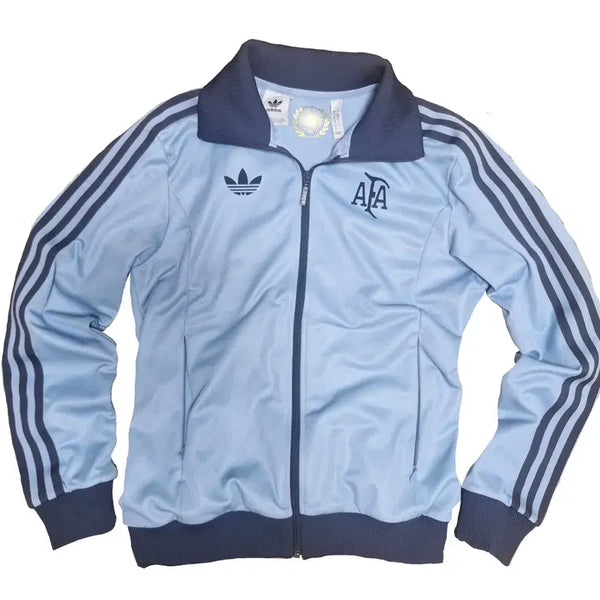 [BUNJANG] Adidas Argentina 50th Anniversary Track Top - Light Blue / 아디다스 아르헨티나 50주년 애니버서리 트랙탑 하늘색 소라 져지 JD9096
