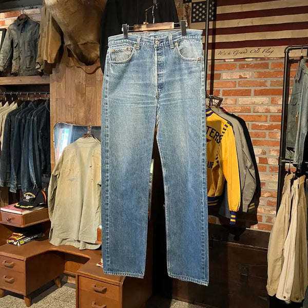 [BUNJANG] 1990s USA Vintage Levi's 501 Denim Jeans / 90s USA 빈티지 리바이스 501 데님 팬츠