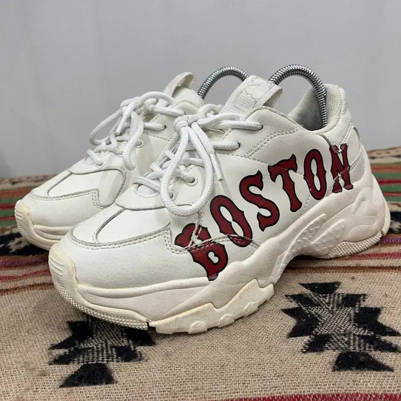 [BUNJANG] MLB Boston Big Ball Chunky Sneakers / MLB 빅볼청키 보스턴 스니커즈 운동화 240 X02801