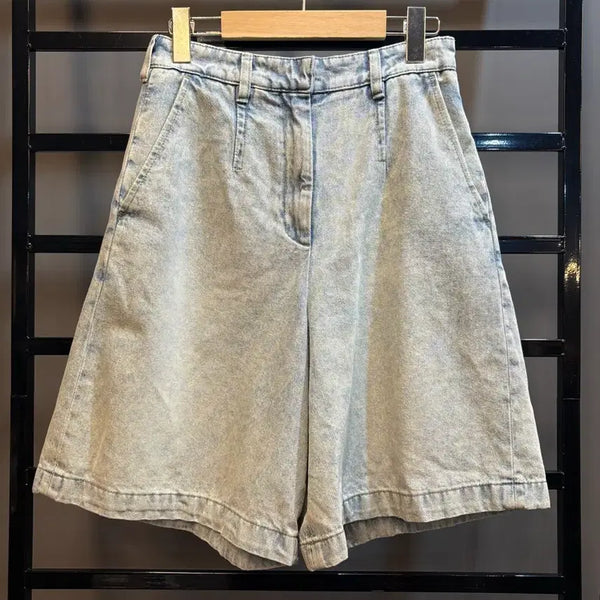 [BUNJANG] SYSTEM Light Wash Cotton Denim Shorts (XS) / [34(XS)] 시스템 연청 코튼 데님 숏팬츠 10.9