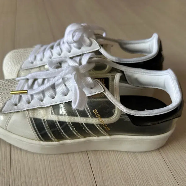 [BUNJANG] Adidas Superstar Transparent Sneakers Size 235 / 아디다스 슈퍼스타 투명 235