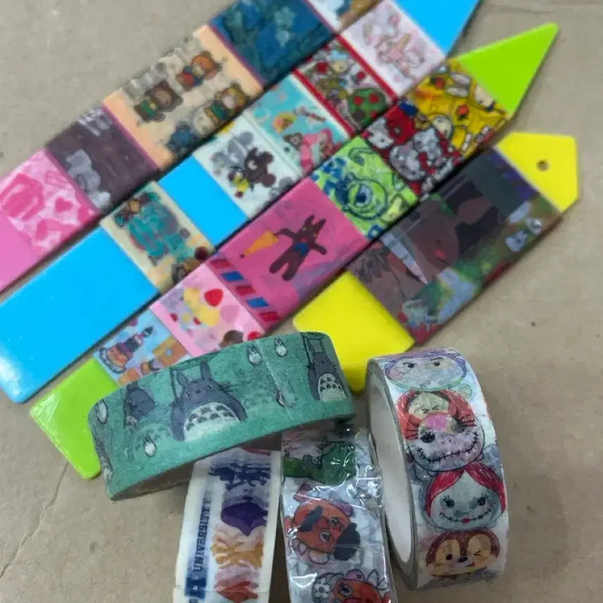 [BUNJANG] Disney Licensed Character Masking Tape Set / 캐릭터 마테 디즈니정품