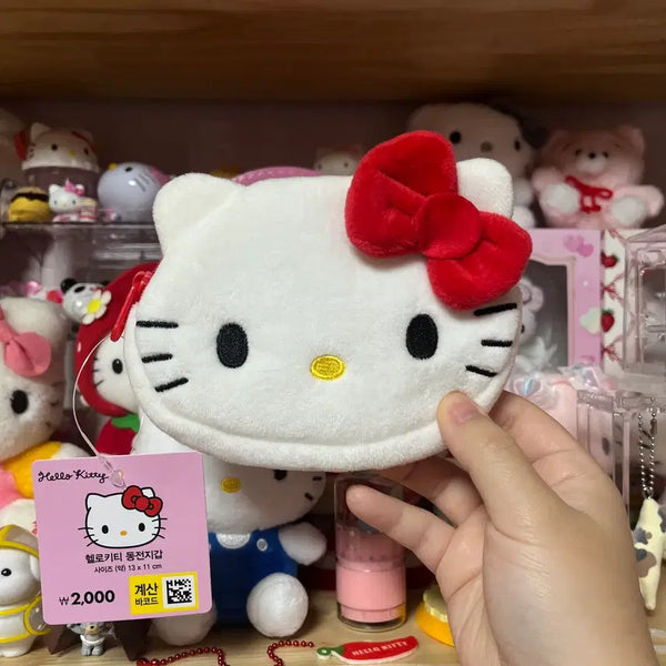 [BUNJANG] Daiso Hello Kitty Face Coin Pouch / 다이소 헬로키티 동전지갑 얼굴 파우치 판매