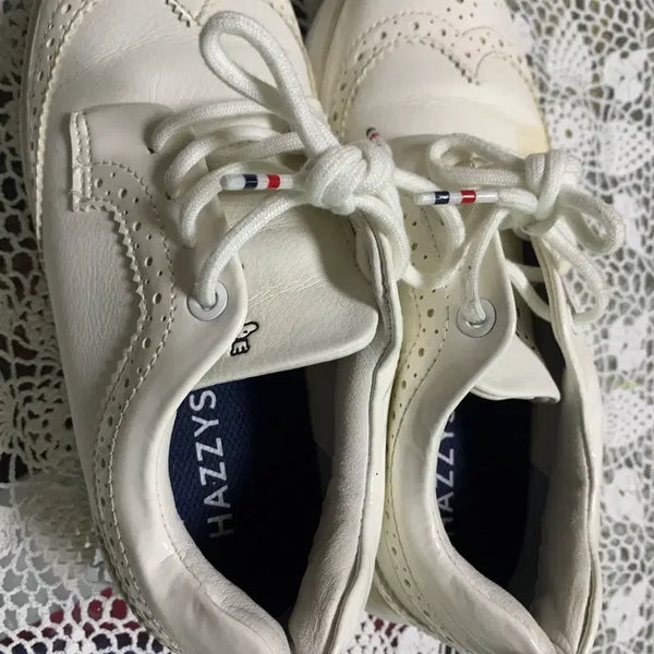[BUNJANG] Hazzys Wingtip Shoes White / 헤지스 윙팁 슈즈 화이트