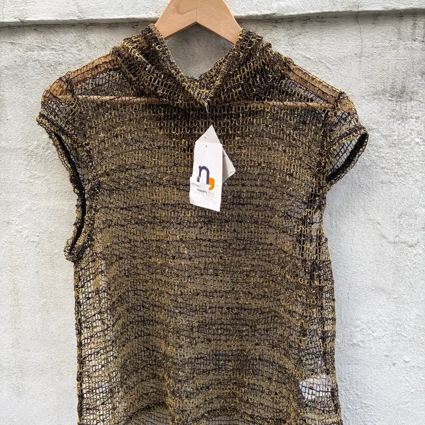 [BUNJANG] JP Y2K Mesh Hooded Sleeves / jp y2k 메쉬 후드 슬리브