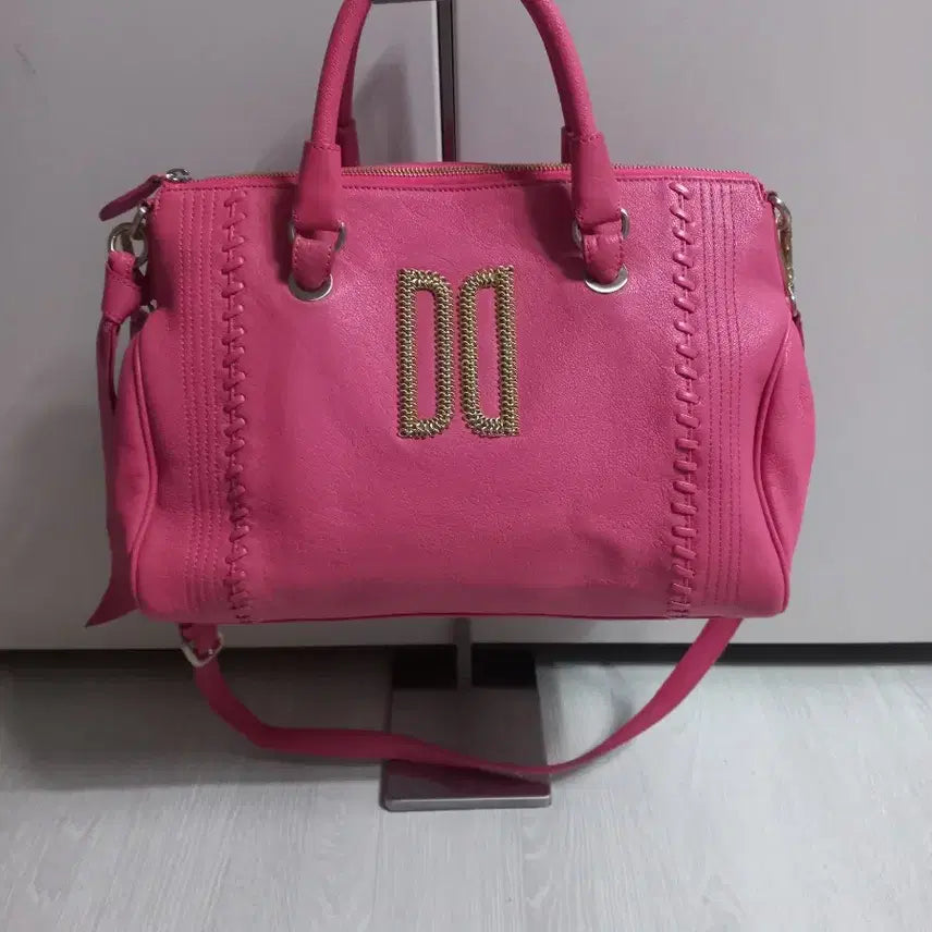 [BUNJANG] Daks Tote Bag / Shoulder Bag - Fuchsia Pink / 닥스 토트백 겸 숄더백. 푸시아핑크