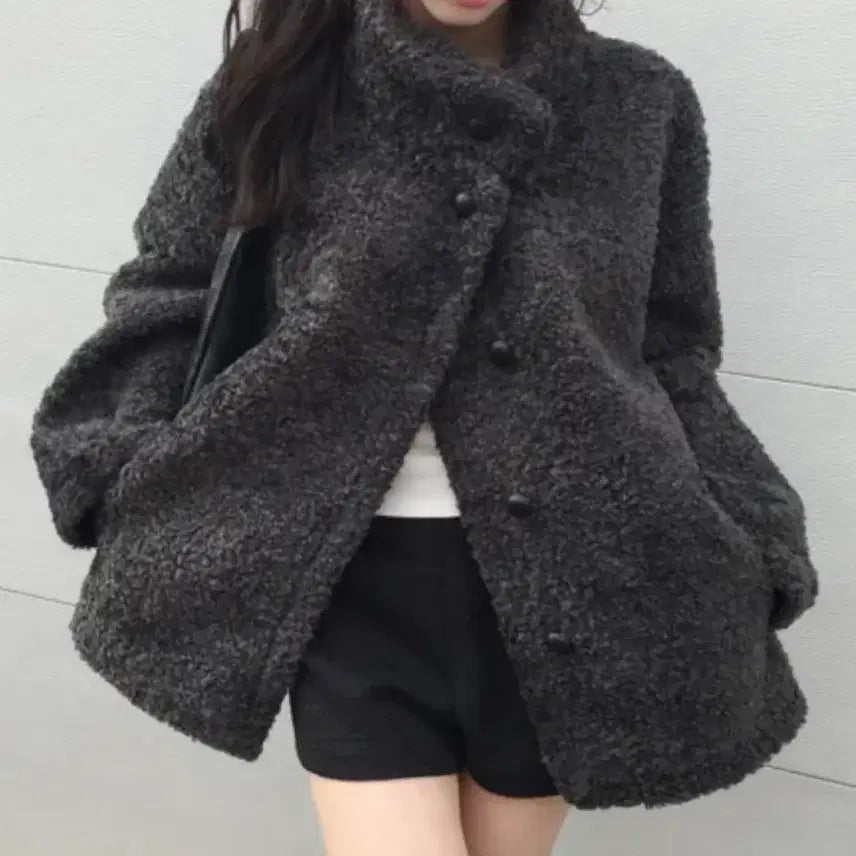 [BUNJANG] Fur Jacket / 코트 퍼자켓