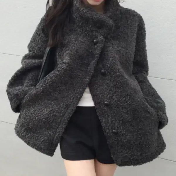 [BUNJANG] Fur Jacket / 코트 퍼자켓
