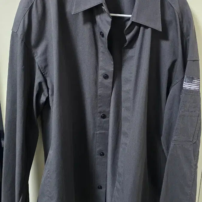 [BUNJANG] JILLSTUART NEW YORK Charcoal Shirt-Jacket / 질스튜어트 뉴욕 차콜 셔츠형 재킷