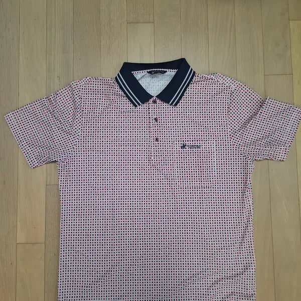[BUNJANG] Beverly Hills Polo Club Pattern Short Sleeve Polo Shirt / 비버리힐스 폴로클럽 반팔카라티