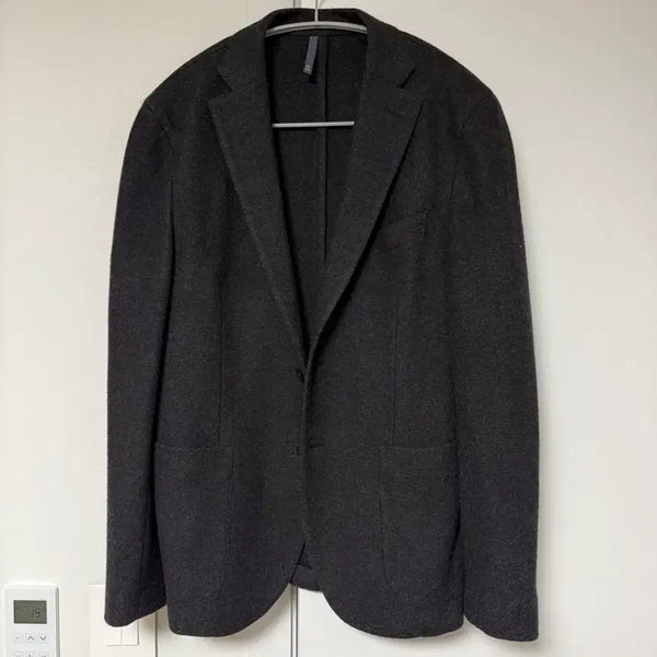 [BUNJANG] Monteodoro Charcoal Wool Blazer Jacket IT 50 / [IT 50] 슬로웨어 몬테도로 차콜 울 블레이저 자켓