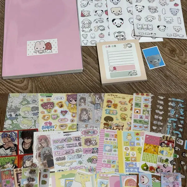 [BUNJANG] Hinakuu Diary Deco Sticker Set - Japanese Washi Paper, Kiss-cut, Bundle Set / 히나쿠우 다이어리 세트 다꾸 스티커 모조지 키스컷 일괄