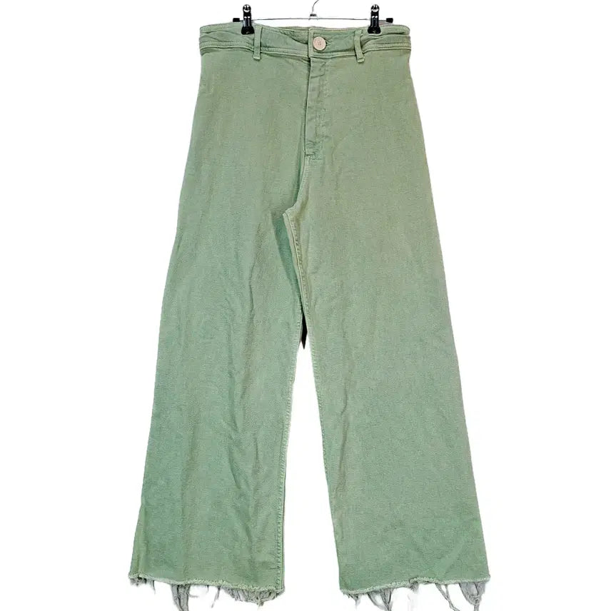 [BUNJANG] Zara Women's Y2K Wide-Fit Jeans (Mint, Size 29) / 자라 여성 Y2K 와이드핏 청바지 29 민트 25808