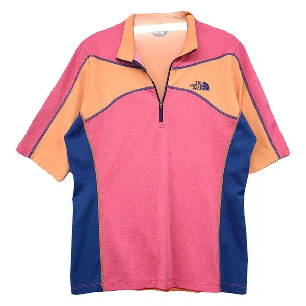 [BUNJANG] The North Face Pink Performance Short Sleeve T-Shirt L / 노스페이스 핑크 등산 기능성 반팔티 L 90