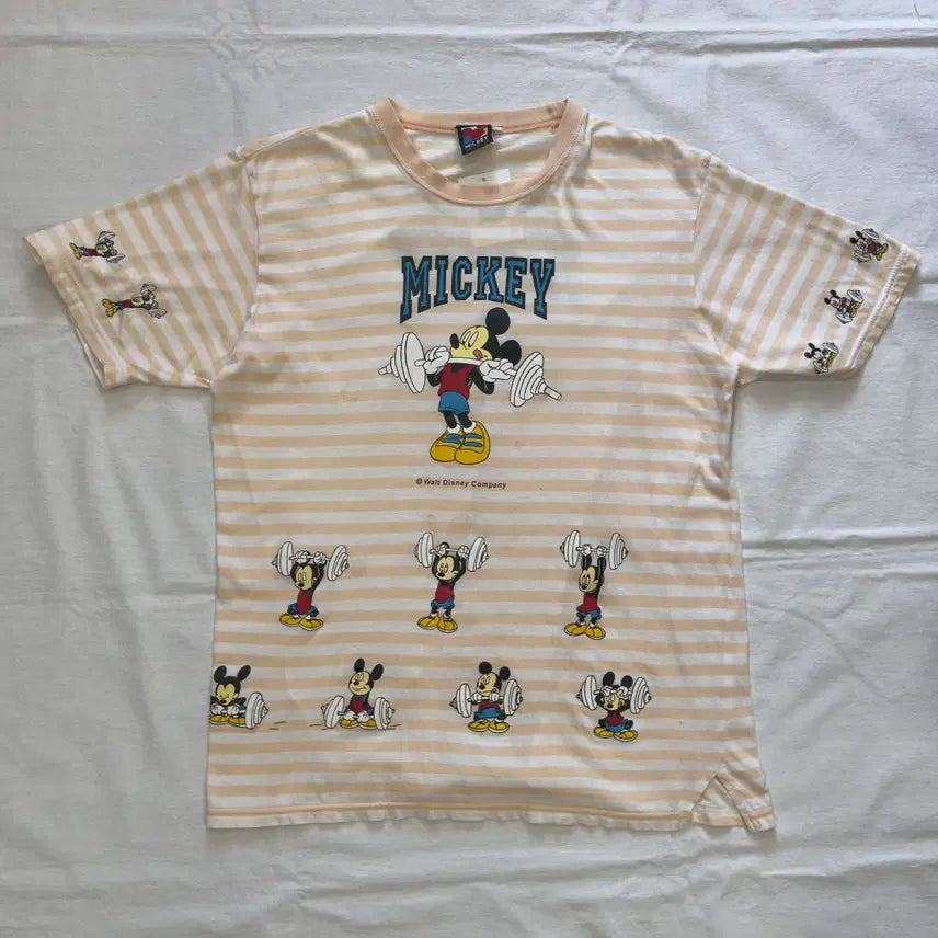 [BUNJANG] Vintage 90s Disney Mickey Mouse Short Sleeve T-Shirt / 90s 디즈니 미키마우스 반팔 티셔츠
