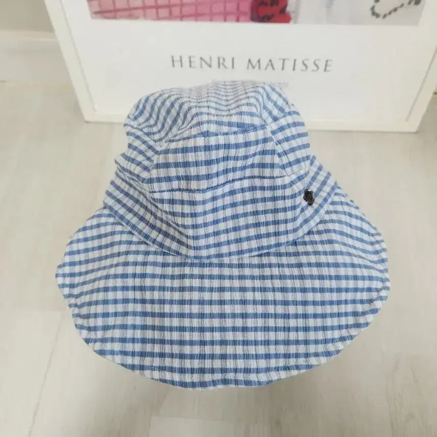 [BUNJANG] Crocodile Checkered Bucket Hat Free Size / 크로크다일 체크무늬 버킷햇  FREE