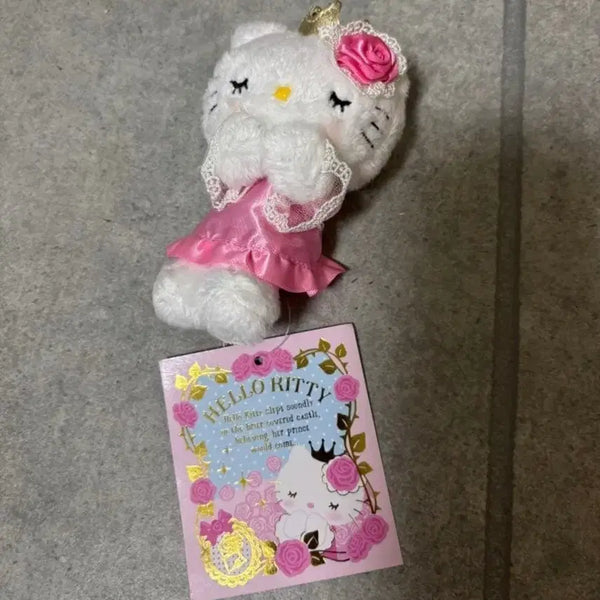[BUNJANG] Sanrio Retro Classic Kitty Sleeping Beauty Doll Keychain / 산리오 레트로 고전 키티 잠자는 공주 인형 키링