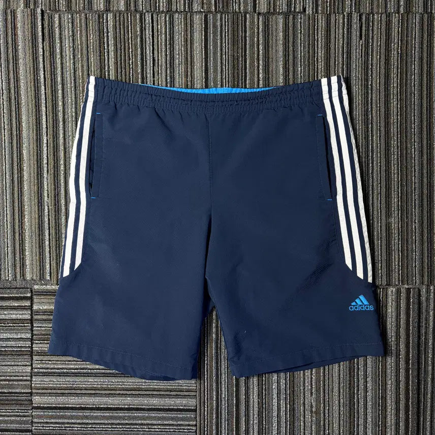 [BUNJANG] Adidas Performance Navy Three-Stripes Training Shorts / 아디다스 퍼포먼스 네이비 삼선 트레이닝 쇼츠