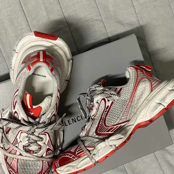 [BUNJANG] Balenciaga 3XL White Red Size 44 / 발렌시아가 3xl 화이트 레드 44사이즈