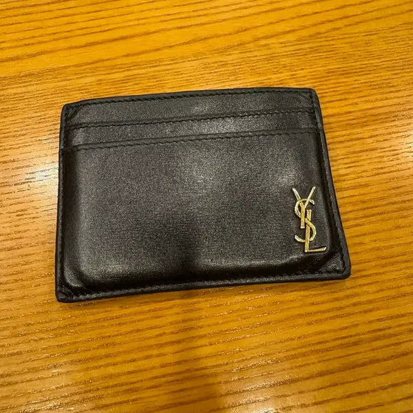 [BUNJANG] Saint Laurent Leather Card Holder / 입생로랑 카드지갑 남자