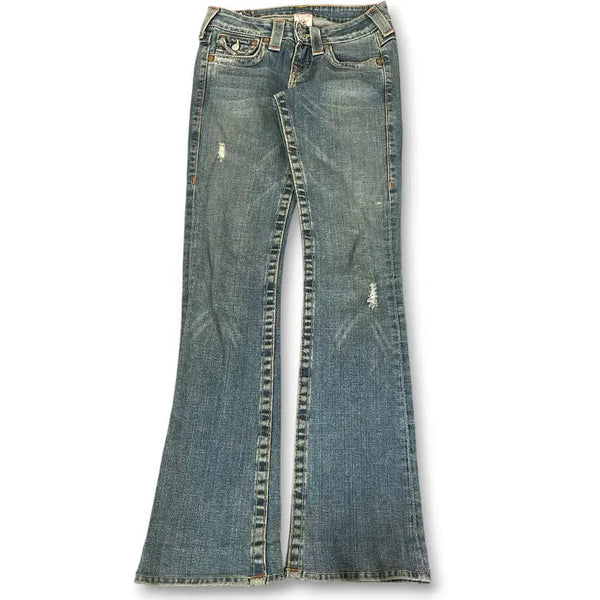 [BUNJANG] True Religion Distressed Bootcut Denim Jeans / (25) USA 트루릴리전 빅티 디스트로이드 부츠컷 데님
