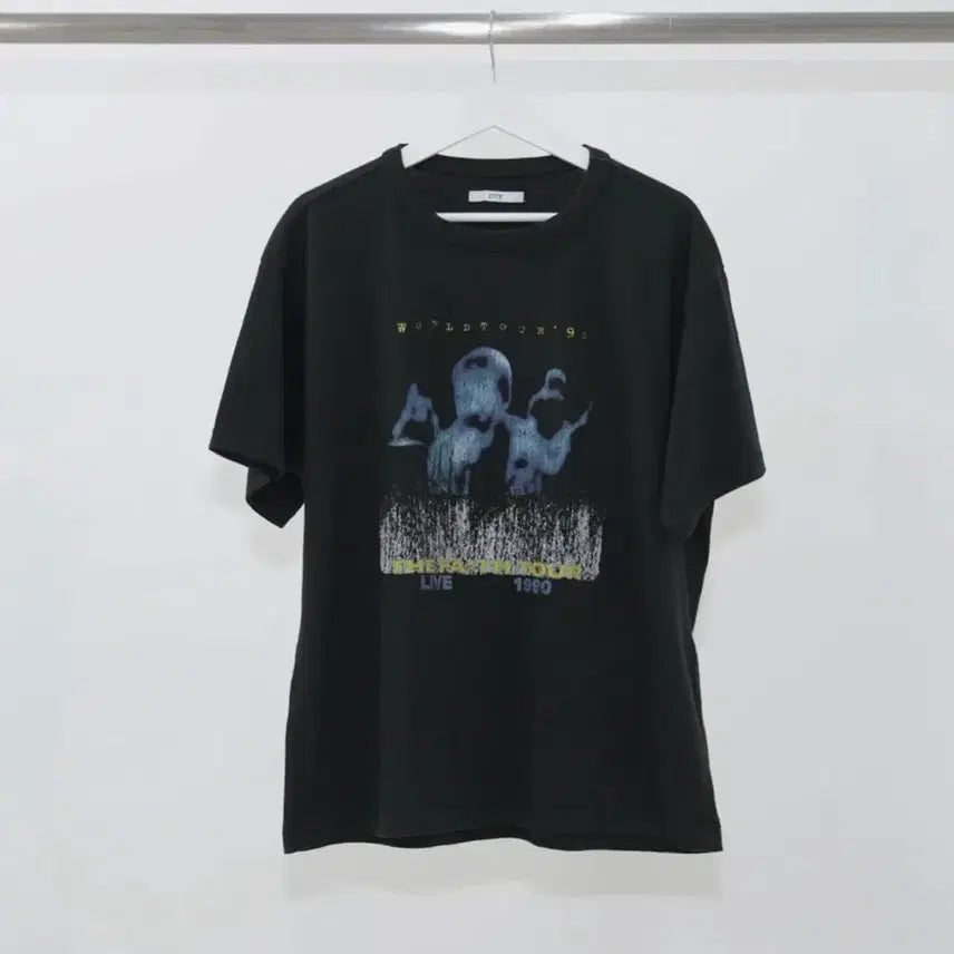 [BUNJANG] ETCHeigh Short Sleeve T-Shirt Black M / (새상품) 이티씨이 반팔 티셔츠