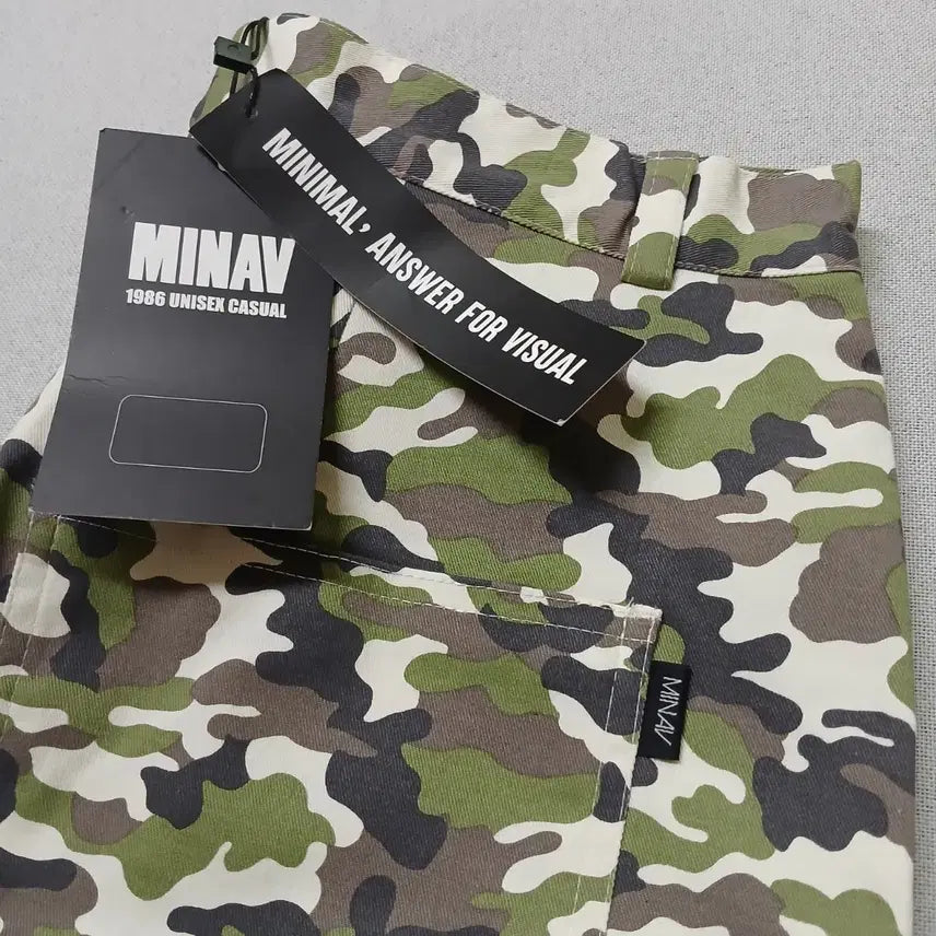 [BUNJANG] Mina B Camouflage Frog Shorts / 택붙은 미사용 미나브 반바지 카모플라쥬 개구리 쇼츠