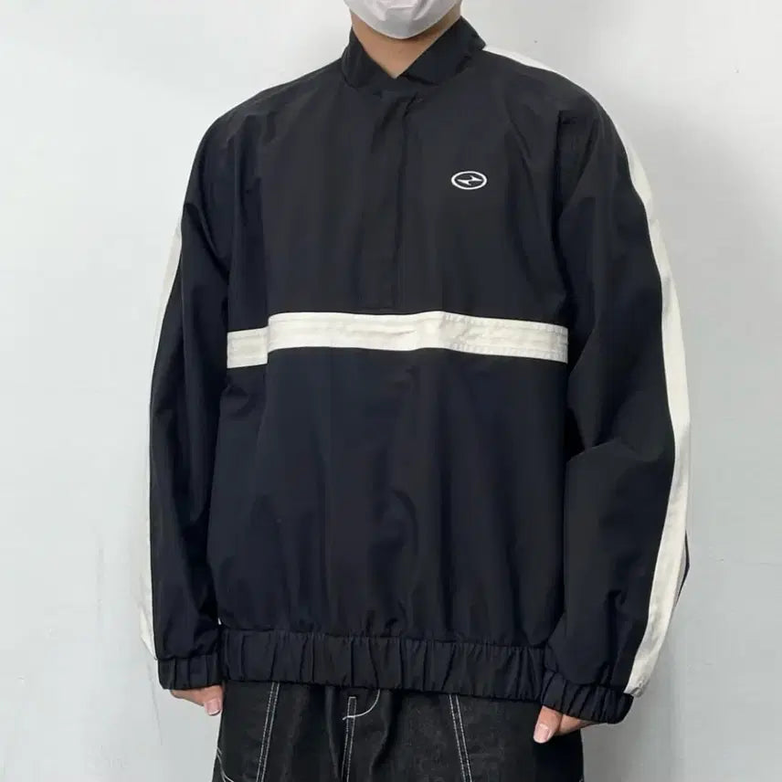 [BUNJANG] Nike Oreo Colorblock Anorak Half-Zip Jacket / 나이키 오레오 배색 아노락 하프집업