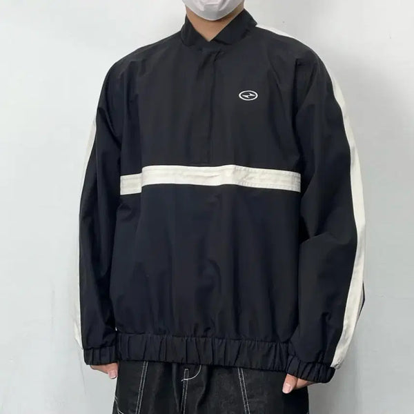 [BUNJANG] Nike Oreo Colorblock Anorak Half-Zip Jacket / 나이키 오레오 배색 아노락 하프집업
