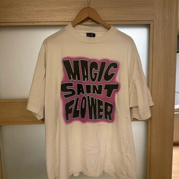 [BUNJANG] Saint Michael Magic Saint T-Shirt White XL / 세인트 마이클 매직 세인트 티셔츠 화이트 - 26SS XL